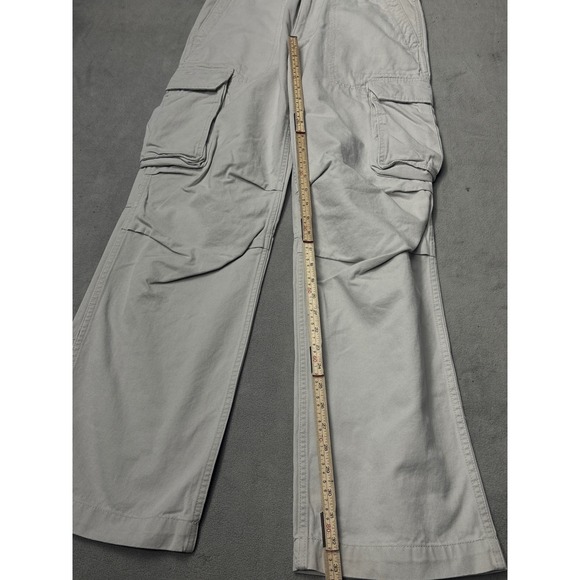 Polo Jeans Co Ralph Lauren Mens Khaki Cargo Pants Size 30x32 Relaxed Fit - Picture 2 of 10